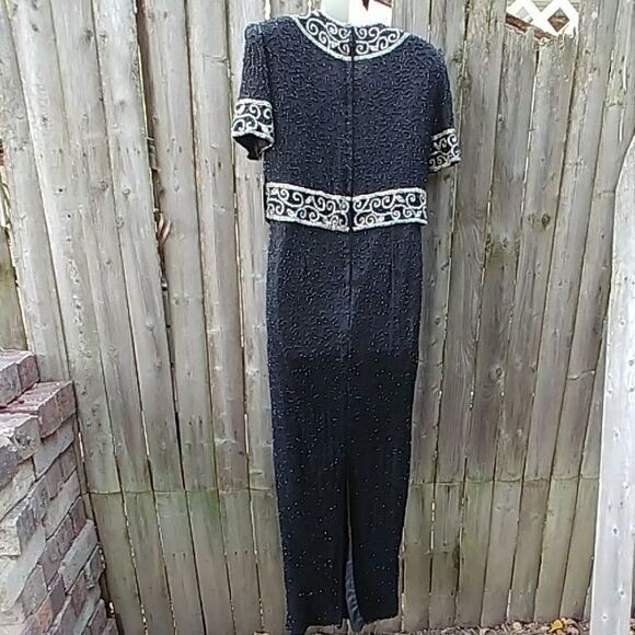 Stenay Beaded Floor Length Cocktail Dress w/Jacket - Picture 3 of 8
